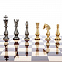 Шахматы с металлическими фигурами 37х37 см, фотография 2. Интернет-магазин ЛАВКА ПОДАРКОВ