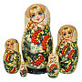 25923-5 м 18 см Матрешка "Рябинка ", фотография 3. Интернет-магазин ЛАВКА ПОДАРКОВ