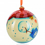 Новогодний елочный шар "Снеговик", фотография 2. Интернет-магазин ЛАВКА ПОДАРКОВ
