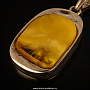 Кулон из янтаря (серебро 925*) 7,81 гр., фотография 2. Интернет-магазин ЛАВКА ПОДАРКОВ