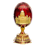 0031259/РС-0931ИС-05 Традиции ФАБЕРЖЕ Сувенир ЯЙЦО с сюрпризом "Исаакиевский собор"