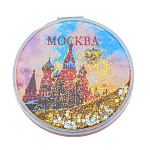 Зеркало карманное "Москва. Храм Василия Блаженного"