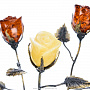 Янтарная композиция "Букет роз", фотография 4. Интернет-магазин ЛАВКА ПОДАРКОВ