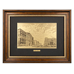 Офорт черно-белый "Мэрия Москвы" 30х40 см