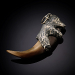 0059530 АМУЛЕТ "МЕДВЕЖОНОК" 7-8см  коготь медведя, благород.металл