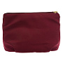 Косметичка "Морозный узор". Бордовая с вышивкой, фотография 5. Интернет-магазин ЛАВКА ПОДАРКОВ