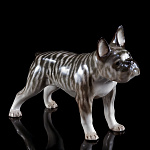 0071142/82.89346.00.1 ЛФЗ СКУЛЬПТУРА "ФР.БУЛЬДОГ СЕРЫЙ" МН1