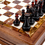 Шахматы из камня с янтарными фигурами "Европейские", фотография 9. Интернет-магазин ЛАВКА ПОДАРКОВ