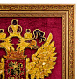 Панно из янтаря "Герб РФ" 47,5х47,5 см, фотография 3. Интернет-магазин ЛАВКА ПОДАРКОВ
