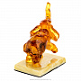 Скульптура из янтаря "Слон малый", фотография 6. Интернет-магазин ЛАВКА ПОДАРКОВ