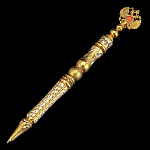 0069346 Златоуст РУЧКА "ГЕРБ РФ" украшенная  в П/У 