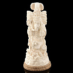 Скульптура из бивня мамонта "Баба-Яга"