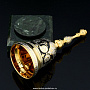 Колокольчик на подставке из камня(нефрит). Златоуст, фотография 2. Интернет-магазин ЛАВКА ПОДАРКОВ