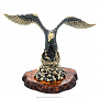 Статуэтка с янтарем "Орел на гнезде", фотография 2. Интернет-магазин ЛАВКА ПОДАРКОВ