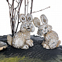 Резьба по дереву. Скульптура "Охотник и три зайца", фотография 5. Интернет-магазин ЛАВКА ПОДАРКОВ